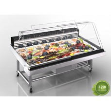 Reklaminė šviežios žuvies vitrina VIRGINIA AK 118 FISH OS A