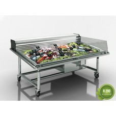 Reklaminė šviežios žuvies vitrina VIRGINIA AK 120/132 ICE SELF A
