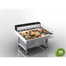 Reklaminė šviežios žuvies vitrina VIRGINIA AL 110 FISH SELF A