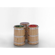 Specializuota vitrina raugintų produktų prekybai PICKLES TUB 20