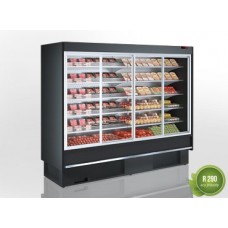 Šaldymo priesienis INDIANA CUBE AV 070/080/090 MT D A su energiją taupančiomis durimis