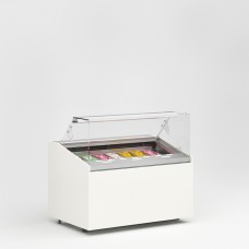 Minkštų ledų šaldymo vitrina Cornetti SP