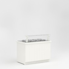 Minkštų ledų šaldymo vitrina Malaga